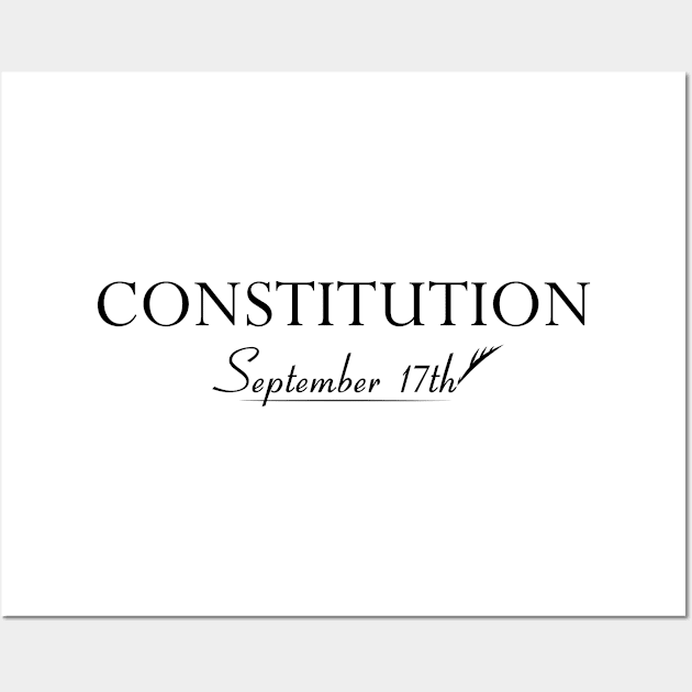 Constitution day Wall Art by Sefiyan